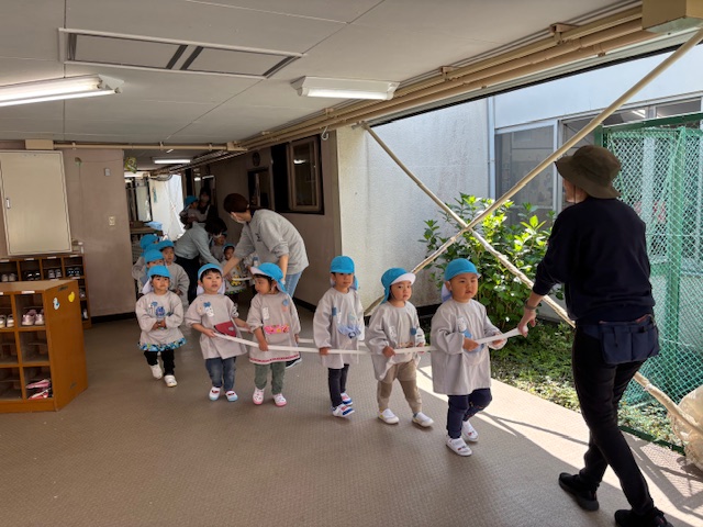 園舎めぐりをしたよ！（年少）